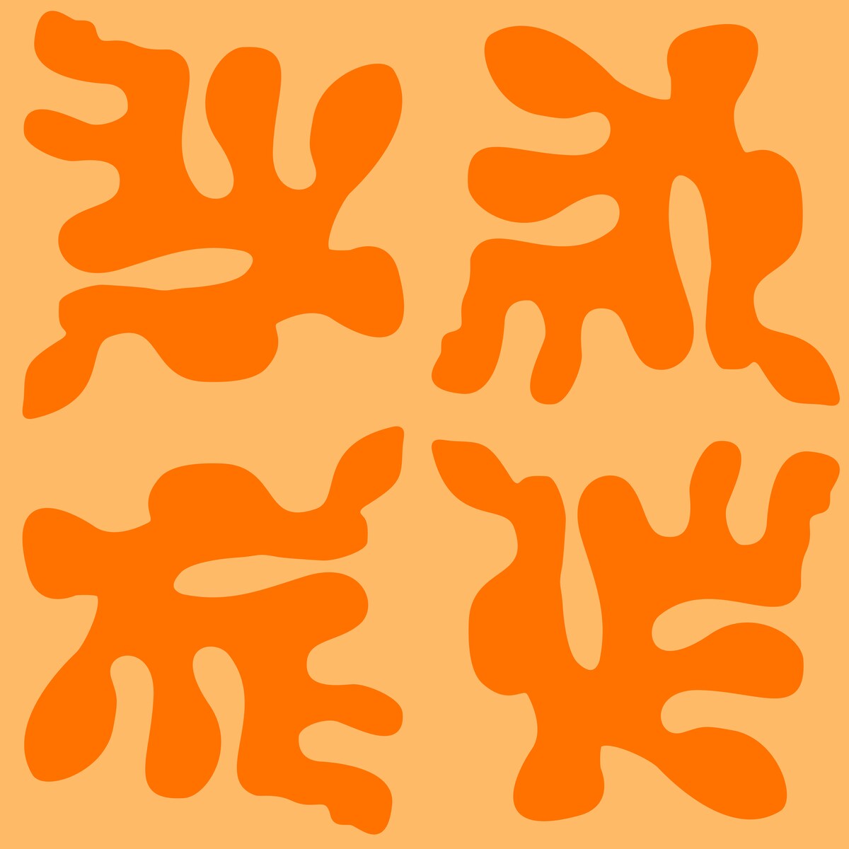 Korallklang pattern swatch