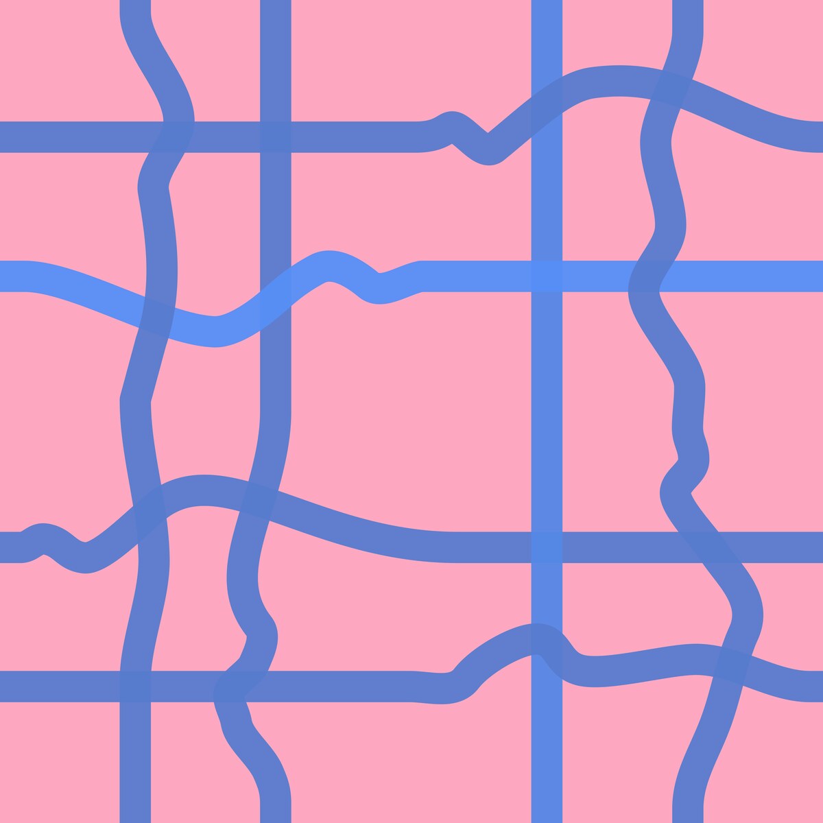 Ljudvåg pattern swatch